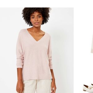 Lou & Grey Relaxed V-Neck Sweater